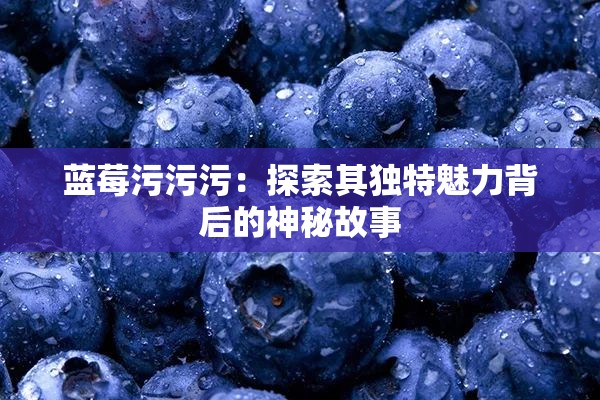 蓝莓污污污：探索其独特魅力背后的神秘故事