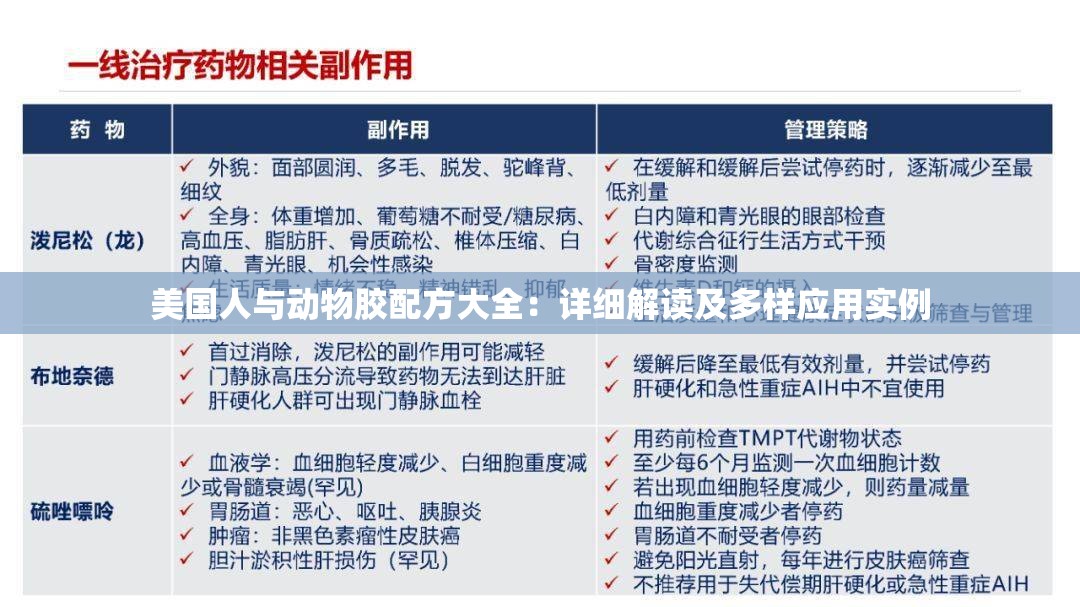 美国人与动物胶配方大全：详细解读及多样应用实例