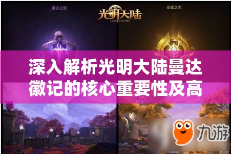 深入解析光明大陆曼达徽记的核心重要性及高效管理技巧