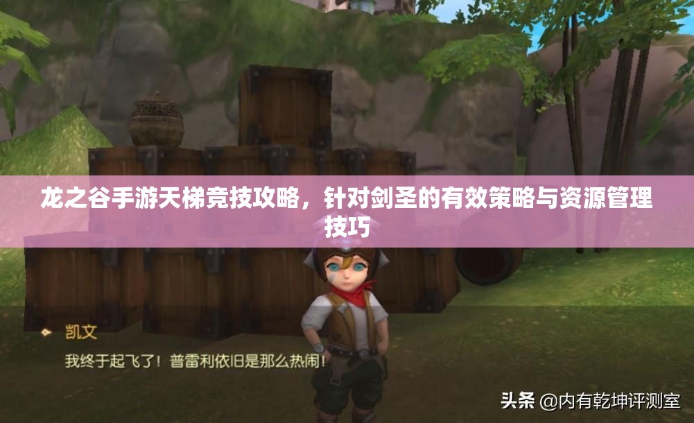 龙之谷手游天梯竞技攻略，针对剑圣的有效策略与资源管理技巧