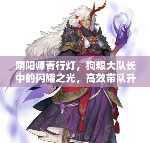 阴阳师青行灯，狗粮大队长中的闪耀之光，高效带队升级新体验
