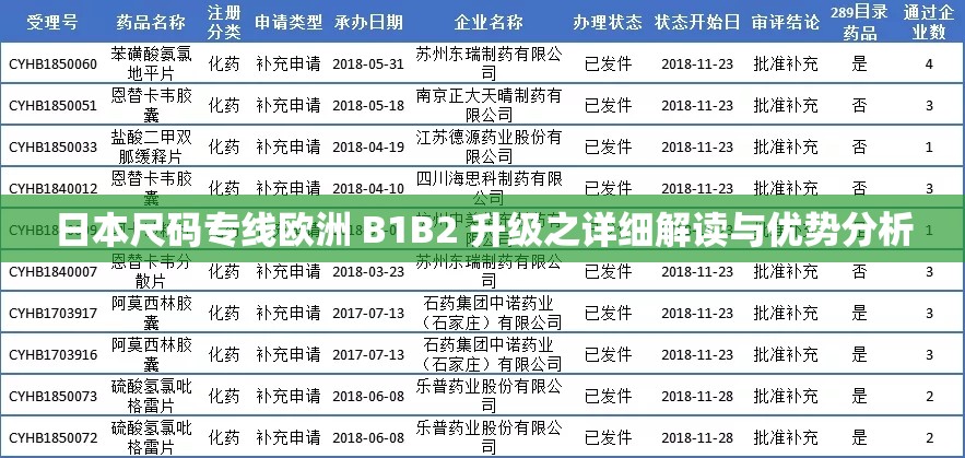 日本尺码专线欧洲 B1B2 升级之详细解读与优势分析