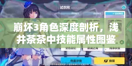 崩坏3角色深度剖析，浅井茶茶中技能属性图鉴全方位揭秘