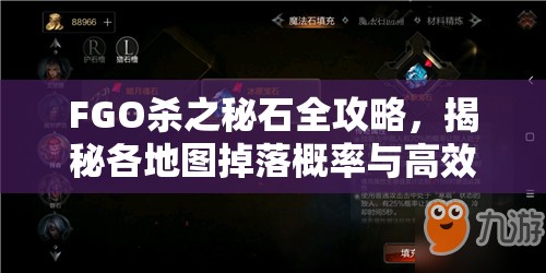 FGO杀之秘石全攻略，揭秘各地图掉落概率与高效获取途径详解