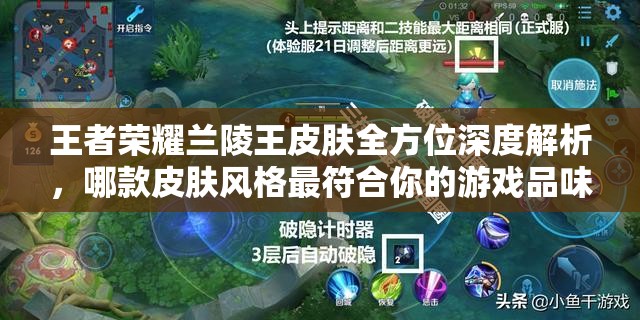 王者荣耀兰陵王皮肤全方位深度解析，哪款皮肤风格最符合你的游戏品味？