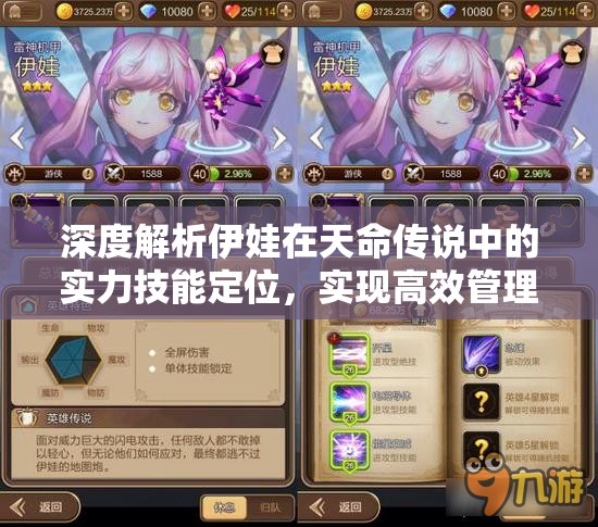 深度解析伊娃在天命传说中的实力技能定位，实现高效管理与价值最大化策略