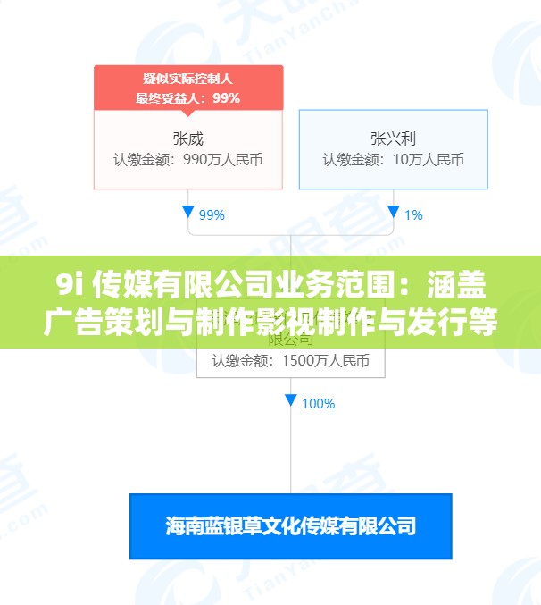 9i 传媒有限公司业务范围：涵盖广告策划与制作影视制作与发行等诸多领域