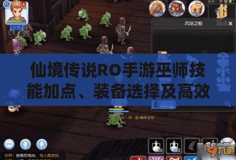 仙境传说RO手游巫师技能加点、装备选择及高效练级技巧全攻略