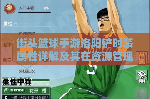 街头篮球手游洛阳铲时装属性详解及其在资源管理与竞技中的重要性