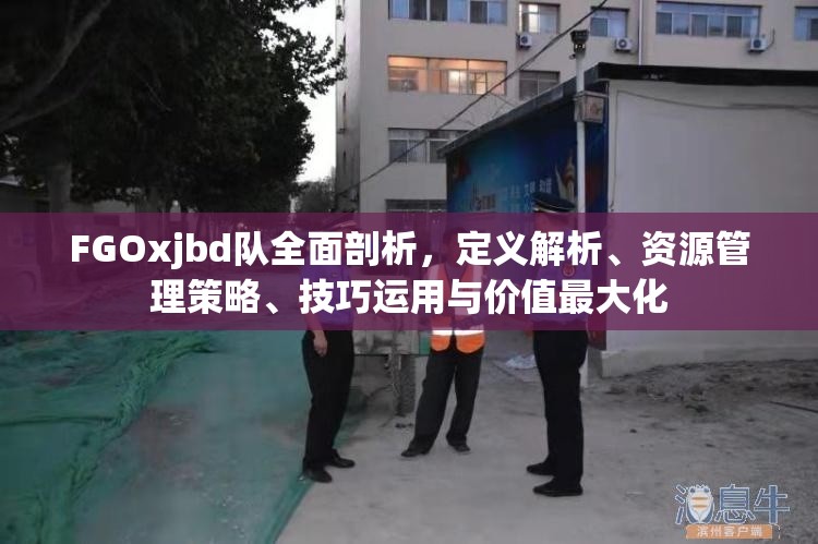 FGOxjbd队全面剖析，定义解析、资源管理策略、技巧运用与价值最大化