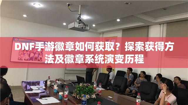 DNF手游徽章如何获取？探索获得方法及徽章系统演变历程