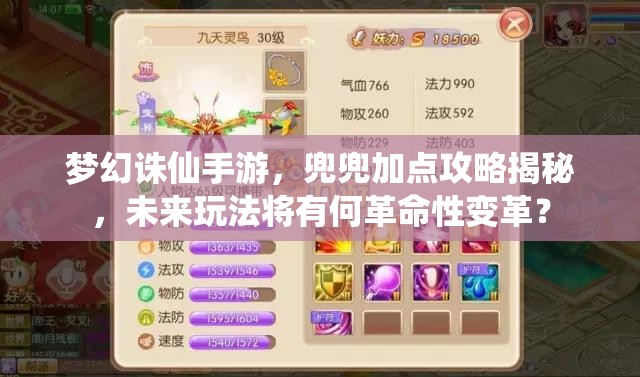 梦幻诛仙手游，兜兜加点攻略揭秘，未来玩法将有何革命性变革？