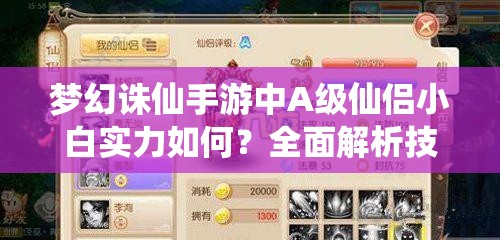 梦幻诛仙手游中A级仙侣小白实力如何？全面解析技能图鉴带你探秘！