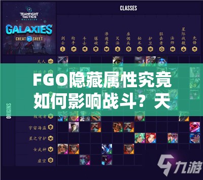 FGO隐藏属性究竟如何影响战斗？天地人星兽克制关系详解揭秘