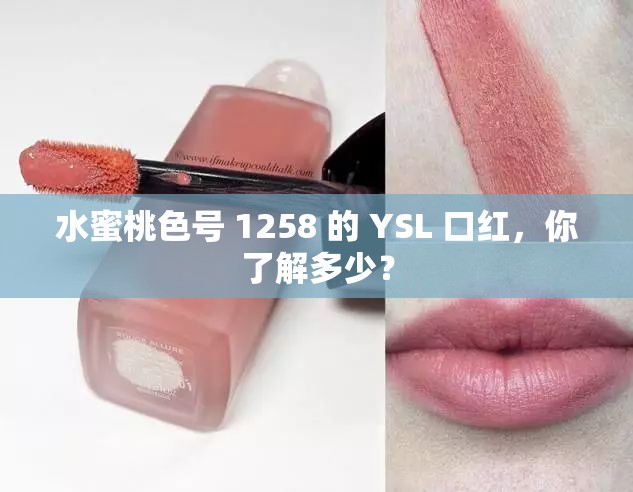 水蜜桃色号 1258 的 YSL 口红，你了解多少？