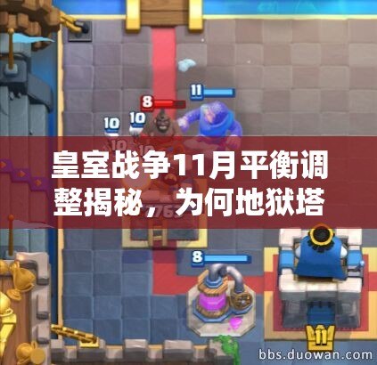 皇室战争11月平衡调整揭秘，为何地狱塔与冰精灵惨遭削弱？