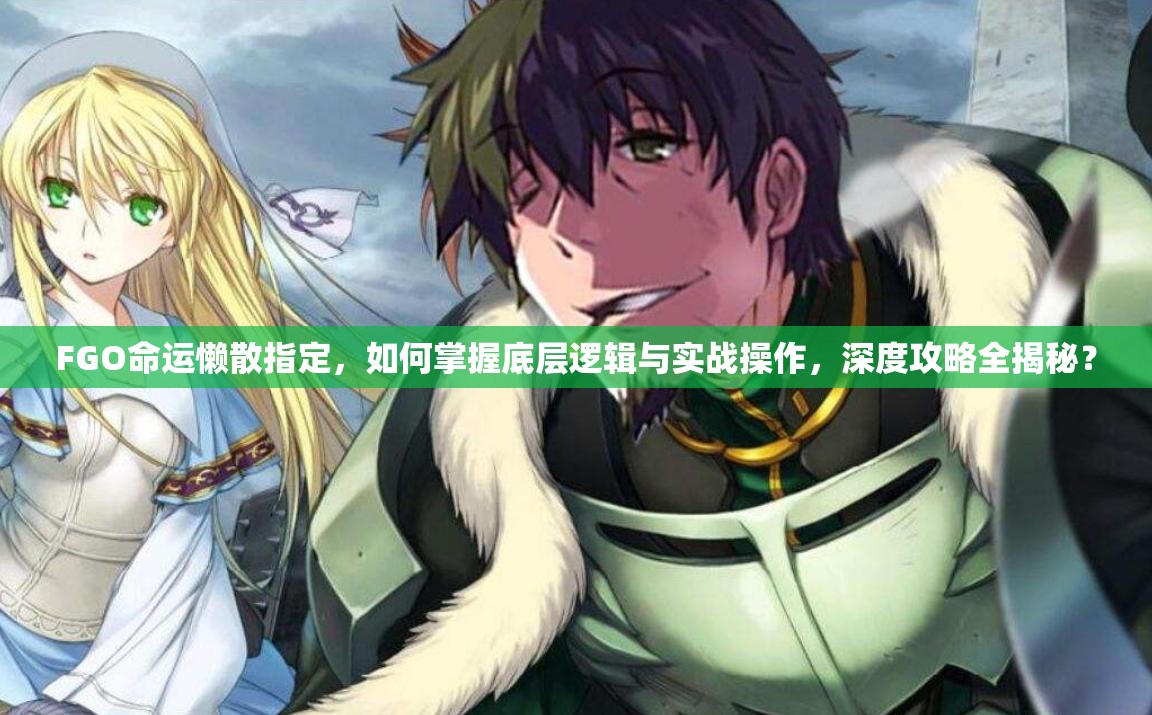 FGO命运懒散指定，如何掌握底层逻辑与实战操作，深度攻略全揭秘？
