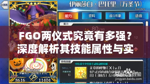 FGO两仪式究竟有多强？深度解析其技能属性与实战应用揭秘