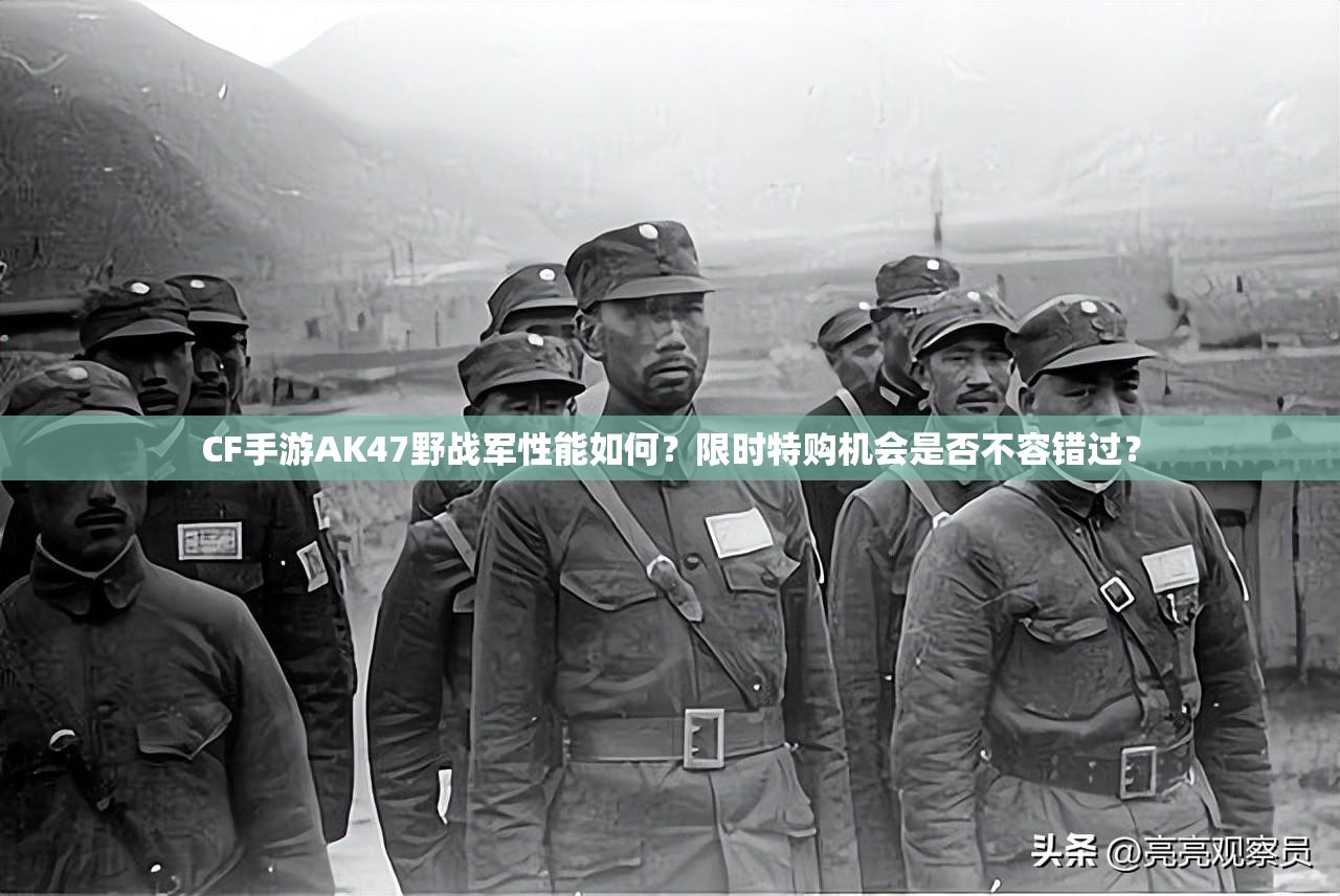CF手游AK47野战军性能如何？限时特购机会是否不容错过？