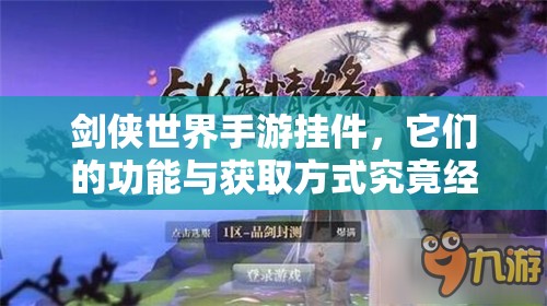 剑侠世界手游挂件，它们的功能与获取方式究竟经历了怎样的神秘演变？