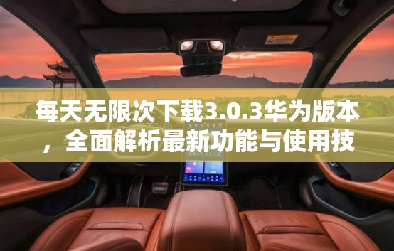 每天无限次下载3.0.3华为版本，全面解析最新功能与使用技巧