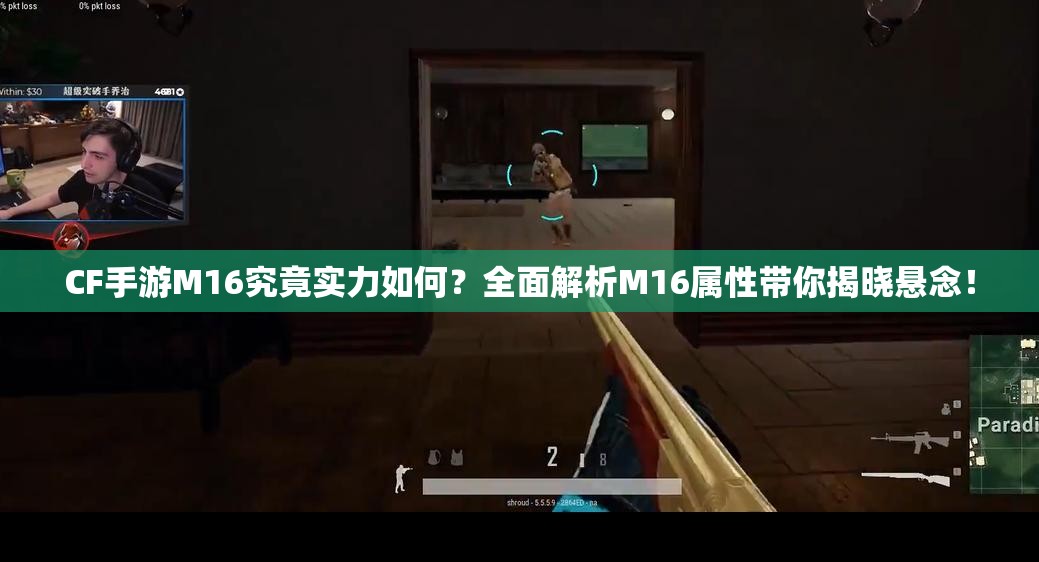 CF手游M16究竟实力如何？全面解析M16属性带你揭晓悬念！