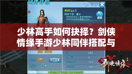 少林高手如何抉择？剑侠情缘手游少林同伴搭配与技能推荐揭秘