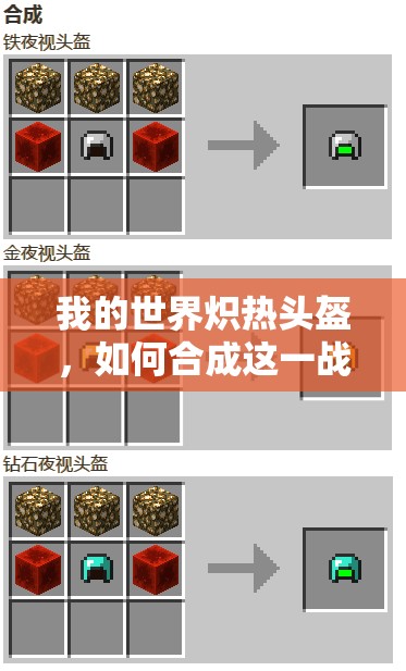 我的世界炽热头盔，如何合成这一战斗神器，背后有何秘籍悬念？