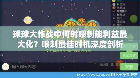 球球大作战中何时喂刺能利益最大化？喂刺最佳时机深度剖析