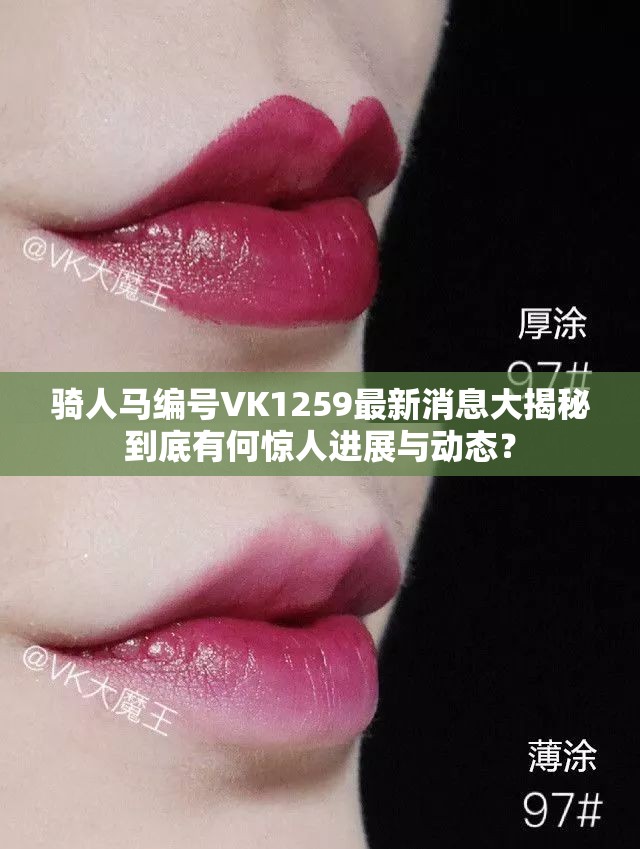 骑人马编号VK1259最新消息大揭秘到底有何惊人进展与动态？