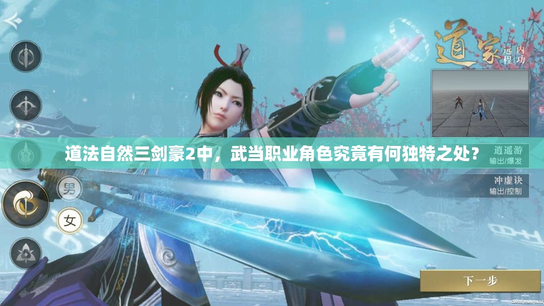 道法自然三剑豪2中，武当职业角色究竟有何独特之处？