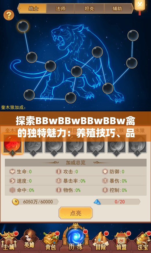 探索BBwBBwBBwBBw禽的独特魅力：养殖技巧、品种介绍与市场前景分析