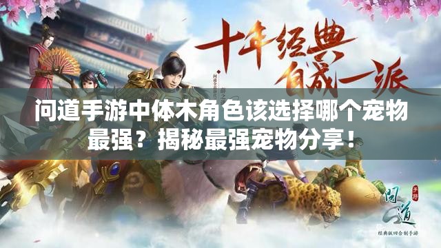 问道手游中体木角色该选择哪个宠物最强？揭秘最强宠物分享！