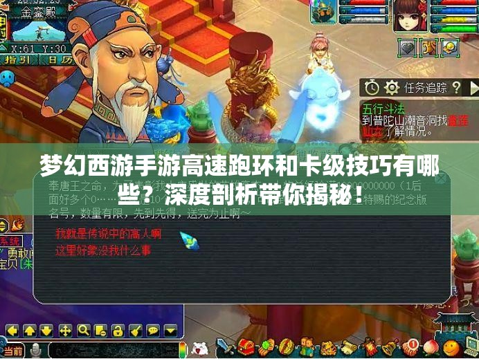 梦幻西游手游高速跑环和卡级技巧有哪些？深度剖析带你揭秘！