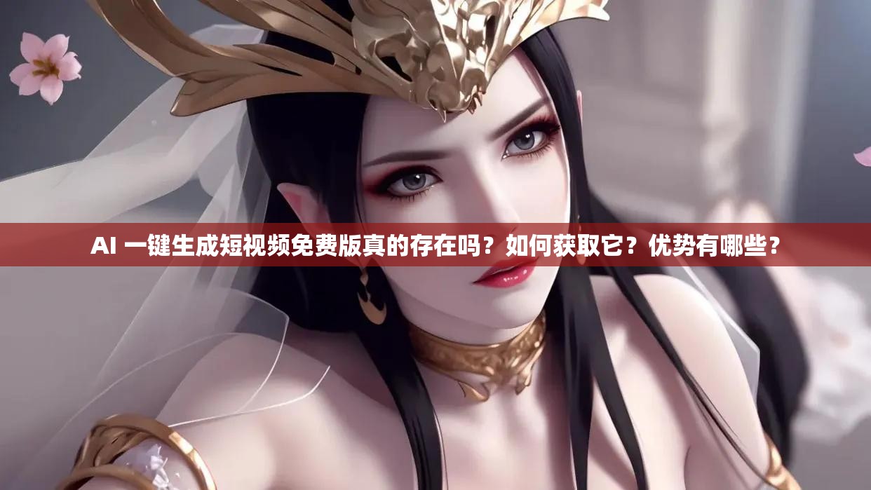 AI 一键生成短视频免费版真的存在吗？如何获取它？优势有哪些？