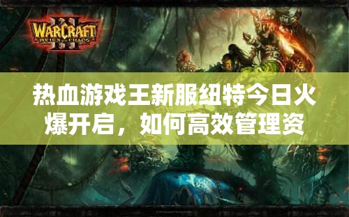 热血游戏王新服纽特今日火爆开启，如何高效管理资源成制胜悬念？