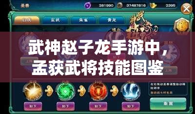 武神赵子龙手游中，孟获武将技能图鉴曝光，他究竟有何逆天神技？
