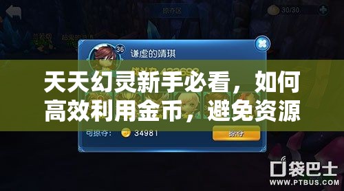 天天幻灵新手必看，如何高效利用金币，避免资源浪费的疑问解答？