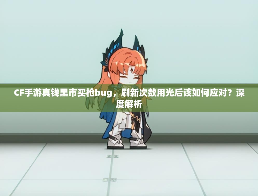 CF手游真钱黑市买枪bug，刷新次数用光后该如何应对？深度解析