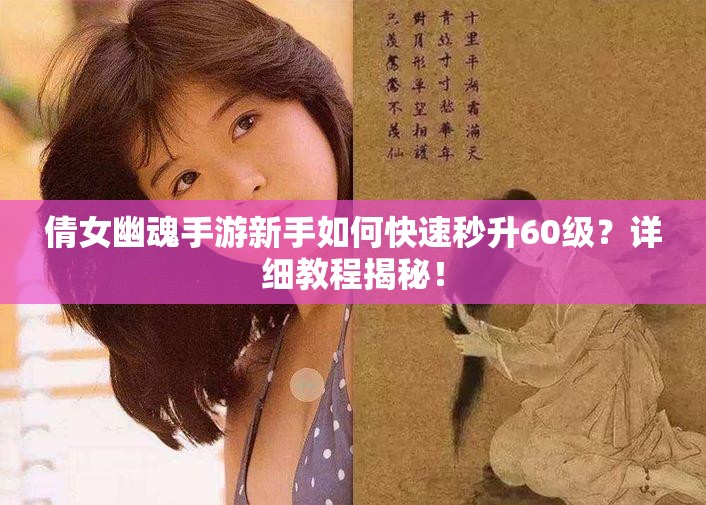 倩女幽魂手游新手如何快速秒升60级？详细教程揭秘！